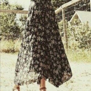 Doen maxi wrap skirt